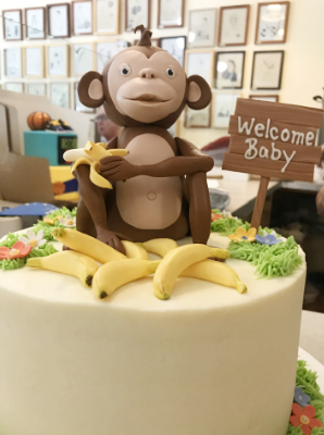 Monkey Custom Cake from The Able Baker