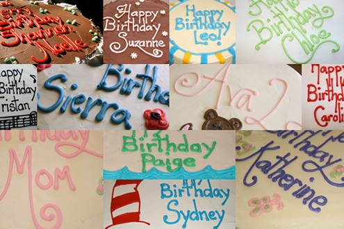 Birthday Cakes